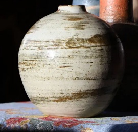 日本益子烧花器